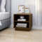 vidaXL - Nachtkastje - 40x34x40 - cm - massief - grenenhout - honingbruin