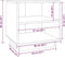 vidaXL - Nachtkastje - 40x34x40 - cm - massief - grenenhout - honingbruin
