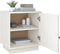 vidaXL - Nachtkastje - 40x34x45 - cm - massief - grenenhout - grijs