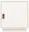 vidaXL - Nachtkastje - 40x34x45 - cm - massief - grenenhout - grijs