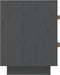 vidaXL - Nachtkastje - 40x34x45 - cm - massief - grenenhout - grijs