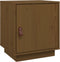 vidaXL - Nachtkastje - 40x34x45 - cm - massief - grenenhout - honingbruin