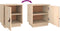 vidaXL - Nachtkastje - 40x34x45 - cm - massief - grenenhout