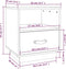 vidaXL - Nachtkastje - 40x34x45 - cm - massief - grenenhout - honingbruin