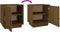 vidaXL - Nachtkastje - 40x34x45 - cm - massief - grenenhout - honingbruin