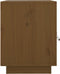 vidaXL - Nachtkastje - 40x34x45 - cm - massief - grenenhout - honingbruin