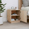 vidaXL - Nachtkastje - 40x34x45 - cm - massief - grenenhout