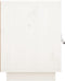vidaXL - Nachtkastje - 40x34x45 - cm - massief - grenenhout - wit