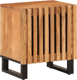 vidaXL - Nachtkastje - 40x34x46 - cm - massief - acaciahout