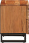 vidaXL - Nachtkastje - 40x34x46 - cm - massief - acaciahout