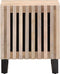 vidaXL - Nachtkastje - 40x34x46 - cm - massief - gebleekt - mangohout