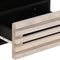 vidaXL - Nachtkastje - 40x34x46 - cm - massief - gebleekt - mangohout