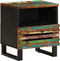 vidaXL - Nachtkastje - 40x34x46 - cm - massief - gerecycled - hout