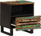 vidaXL - Nachtkastje - 40x34x46 - cm - massief - gerecycled - hout