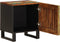 vidaXL - Nachtkastje - 40x34x46 - cm - massief - gerecycled - hout