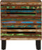 vidaXL - Nachtkastje - 40x34x46 - cm - massief - gerecycled - hout