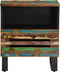 vidaXL - Nachtkastje - 40x34x46 - cm - massief - gerecycled - hout