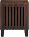 vidaXL - Nachtkastje - 40x34x46 - cm - massief - mangohout