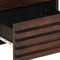 vidaXL - Nachtkastje - 40x34x46 - cm - massief - mangohout