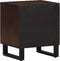 vidaXL - Nachtkastje - 40x34x46 - cm - massief - mangohout