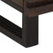 vidaXL - Nachtkastje - 40x34x46 - cm - massief - mangohout