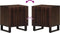 vidaXL - Nachtkastje - 40x34x46 - cm - massief - mangohout