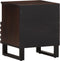 vidaXL - Nachtkastje - 40x34x46 - cm - massief - mangohout