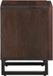 vidaXL - Nachtkastje - 40x34x46 - cm - massief - mangohout
