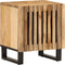 vidaXL - Nachtkastje - 40x34x46 - cm - massief - ruw - mangohout