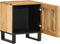 vidaXL - Nachtkastje - 40x34x46 - cm - massief - ruw - mangohout