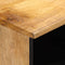 vidaXL - Nachtkastje - 40x34x46 - cm - massief - ruw - mangohout