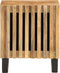vidaXL - Nachtkastje - 40x34x46 - cm - massief - ruw - mangohout
