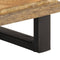 vidaXL - Nachtkastje - 40x34x46 - cm - massief - ruw - mangohout