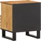 vidaXL - Nachtkastje - 40x34x46 - cm - massief - ruw - mangohout