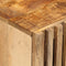 vidaXL - Nachtkastje - 40x34x46 - cm - massief - ruw - mangohout