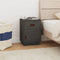 vidaXL - Nachtkastje - 40x34x55 - cm - massief - grenenhout - grijs