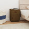 vidaXL - Nachtkastje - 40x34x55 - cm - massief - grenenhout - honingbruin