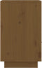 vidaXL - Nachtkastje - 40x34x55 - cm - massief - grenenhout - honingbruin