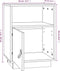 vidaXL - Nachtkastje - 40x34x55 - cm - massief - grenenhout