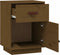 vidaXL - Nachtkastje - 40x34x55 - cm - massief - grenenhout - honingbruin