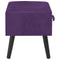 vidaXL - Nachtkastje - 40x35x40 - cm - fluweel - donkerpaars