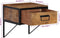 vidaXL - Nachtkastje - 40x35x40 - cm - massief - mangohout