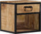 vidaXL - Nachtkastje - 40x35x40 - cm - massief - mangohout