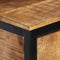 vidaXL - Nachtkastje - 40x35x40 - cm - massief - mangohout