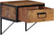 vidaXL - Nachtkastje - 40x35x40 - cm - massief - mangohout