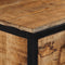 vidaXL - Nachtkastje - 40x35x40 - cm - massief - mangohout