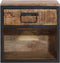 vidaXL - Nachtkastje - 40x35x40 - cm - massief - mangohout