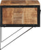 vidaXL - Nachtkastje - 40x35x40 - cm - massief - mangohout