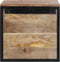 vidaXL - Nachtkastje - 40x35x40 - cm - massief - mangohout