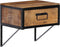 vidaXL - Nachtkastje - 40x35x40 - cm - massief - mangohout